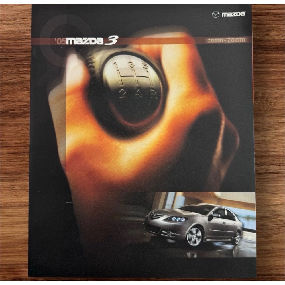 2005 Mazda 3 Sales Brochure Zoom-Zoom Sedan Hatchback Original 05 Mazda3 Catalog